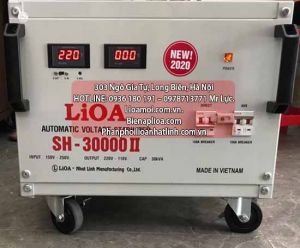 Ổn áp lioa SH 30kva thế hệ 2 mới