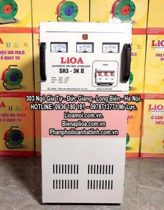 Ổn áp lioa sh3 3kva II thế hệ 2