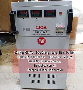 Ổn áp lioa sh3 15kva II thế hệ 2