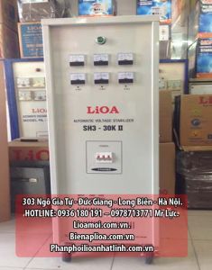 Ổn áp lioa sh3 30kva II thế hệ 2