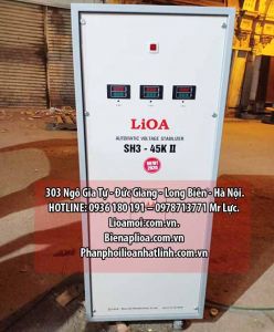 Ổn áp lioa sh3 45kva II thế hệ 2