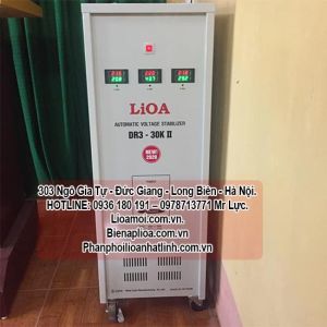 Ổn áp lioa DR3 30kva II thế hệ 2