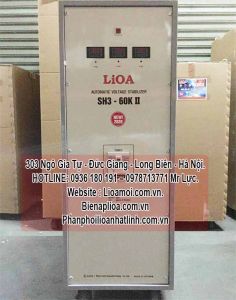 Ổn áp lioa sh3 60kva II thế hệ 2