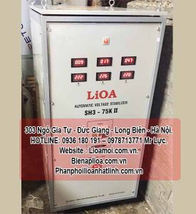 Ổn áp lioa sh3 75kva II thế hệ 2