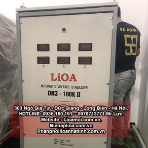 Ổn áp lioa DR3 100kva II thế hệ 2