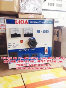 Biến áp lioa vô cấp 1 Pha 5A(SD-225)