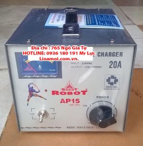 Nạp ắc quy robot 20A (dây đồng xịn 100%)