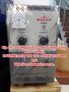 Nạp ắc quy robot 100A (dây đồng xịn 100%)