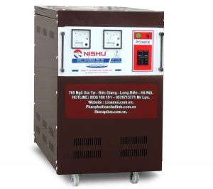 Ổn áp nishu 15kva dải 90v - 250v