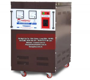 Ổn áp nishu 20kva dải 150v - 250v