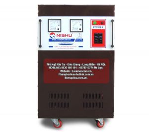 Ổn áp nishu 25kva dải 150v - 250v