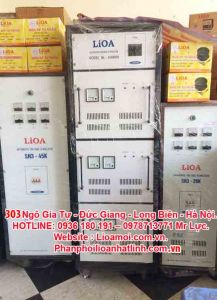 ỔN ÁP LIOA 45KVA 3 PHA CŨ, LIOA 45 000W/3 PHA