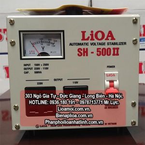 Ổn áp lioa SH 0,5kva 2 thế hệ mới