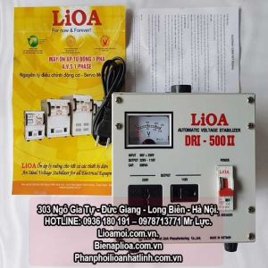 Ổn áp lioa DRI 0,5kva 2 thế hệ mới