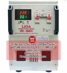 Ổn áp lioa DRII 5kva thế hệ 2 mới