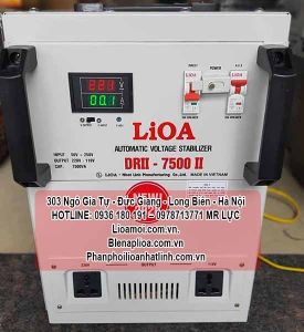 Ổn áp lioa DRII 7,5kva thế hệ 2 mới